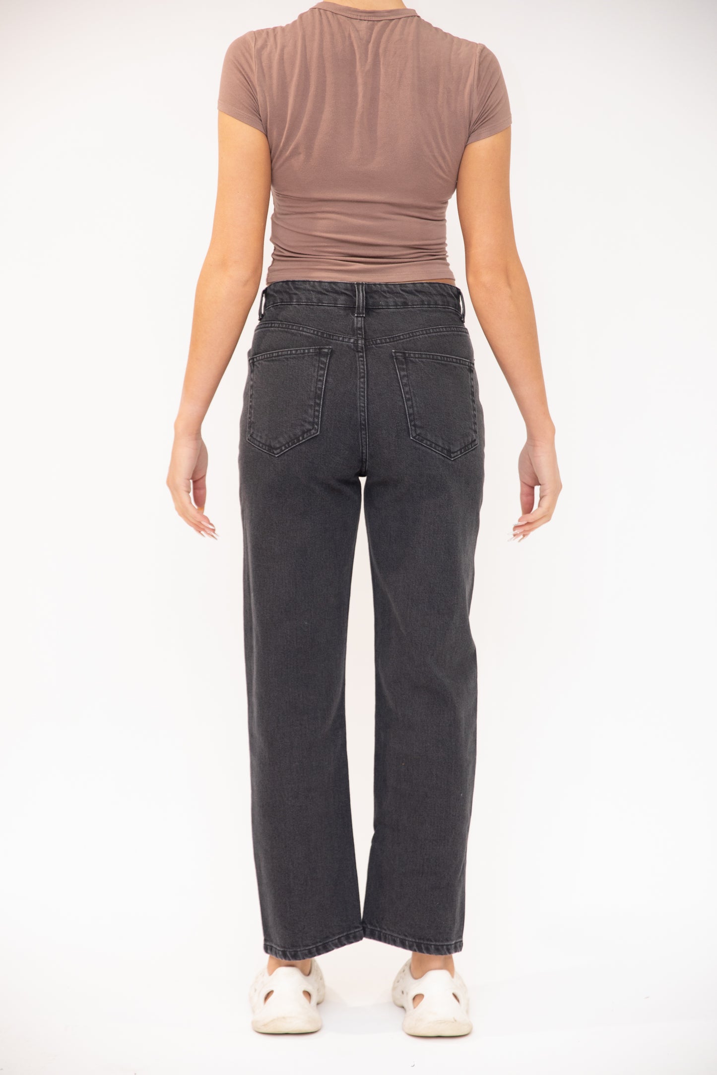 Katy High Waisted Straight Jean