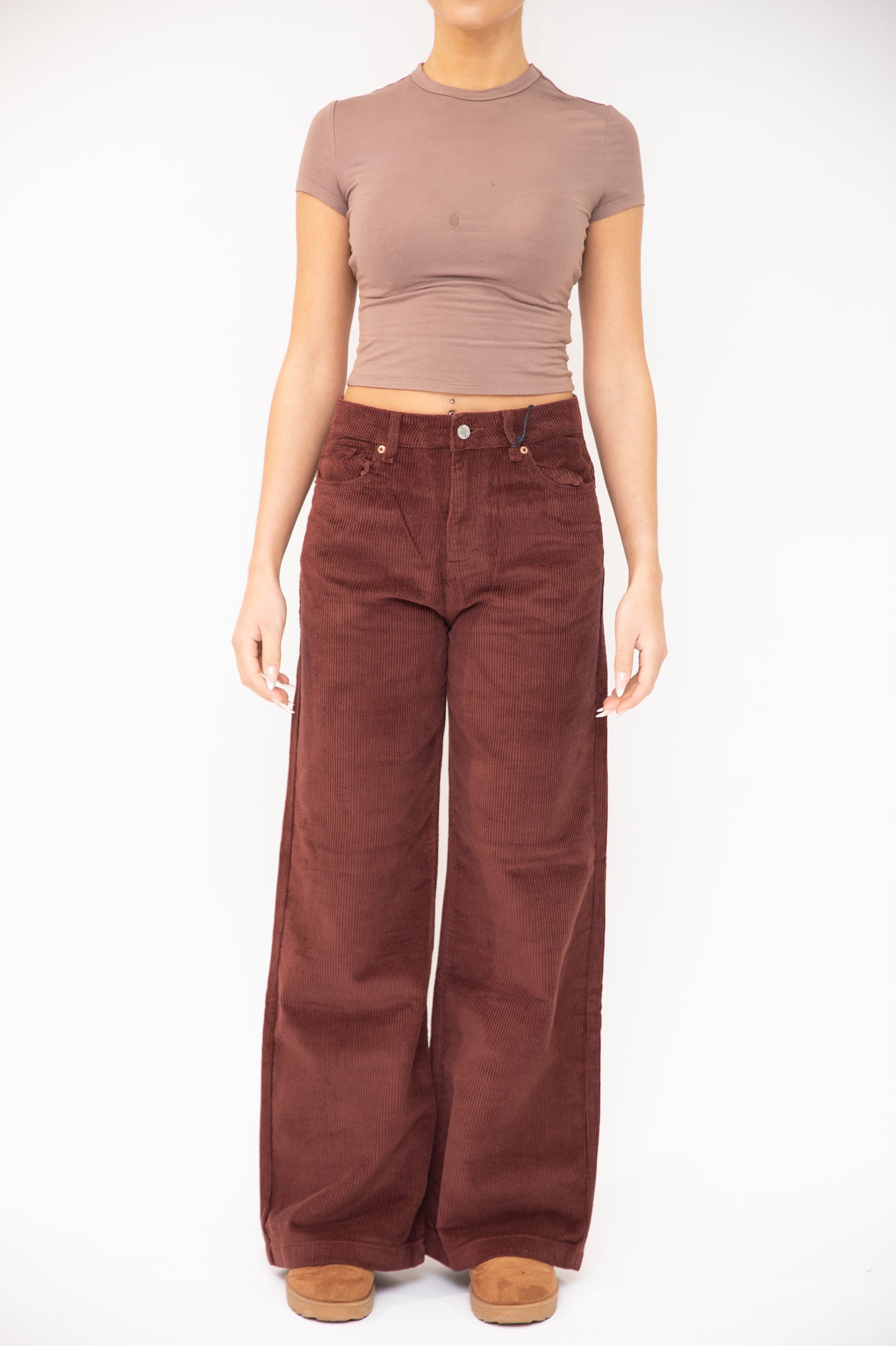 Silvia Cord Flare Trousers