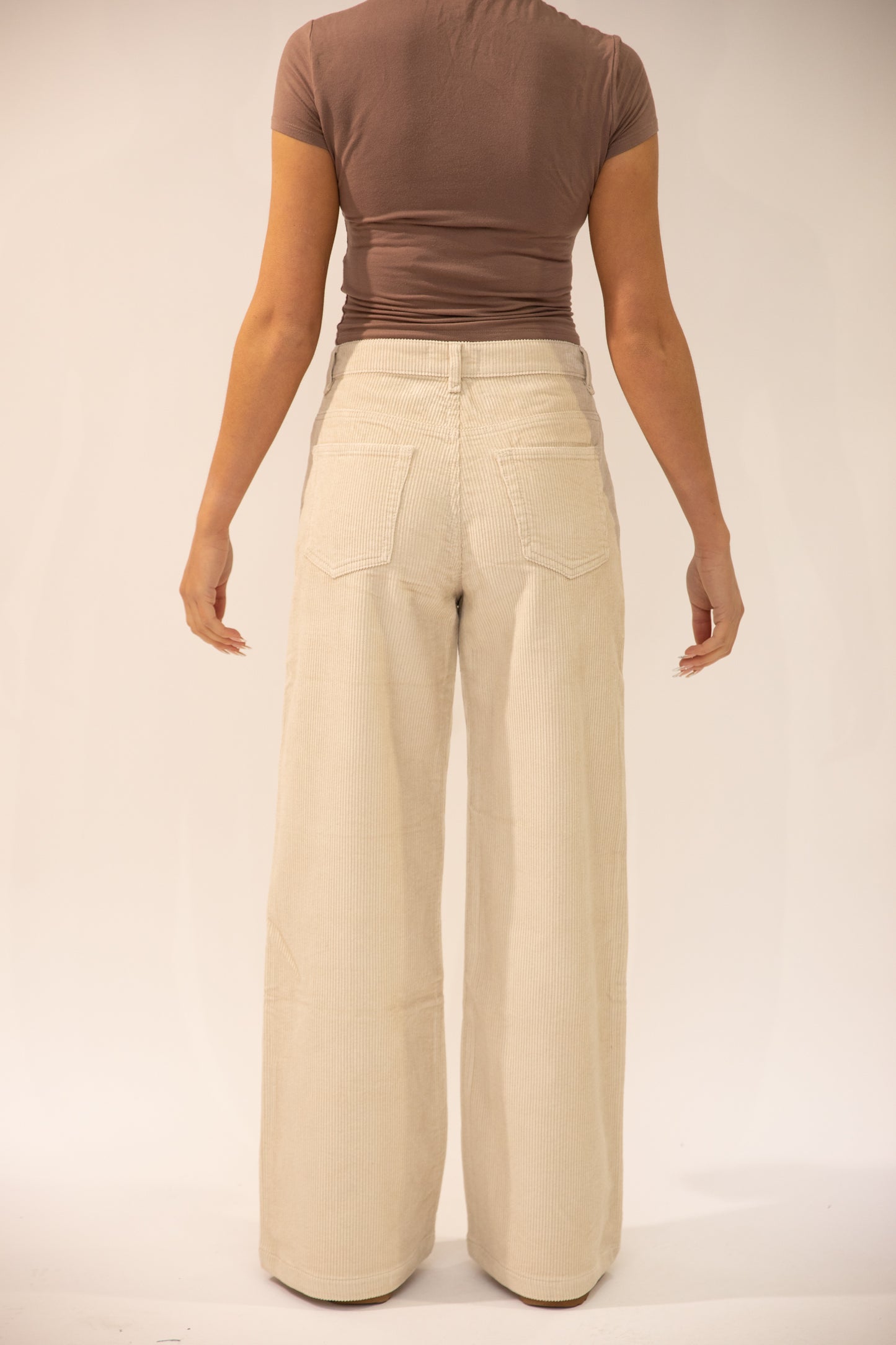 Silvia Cord Flare Trousers