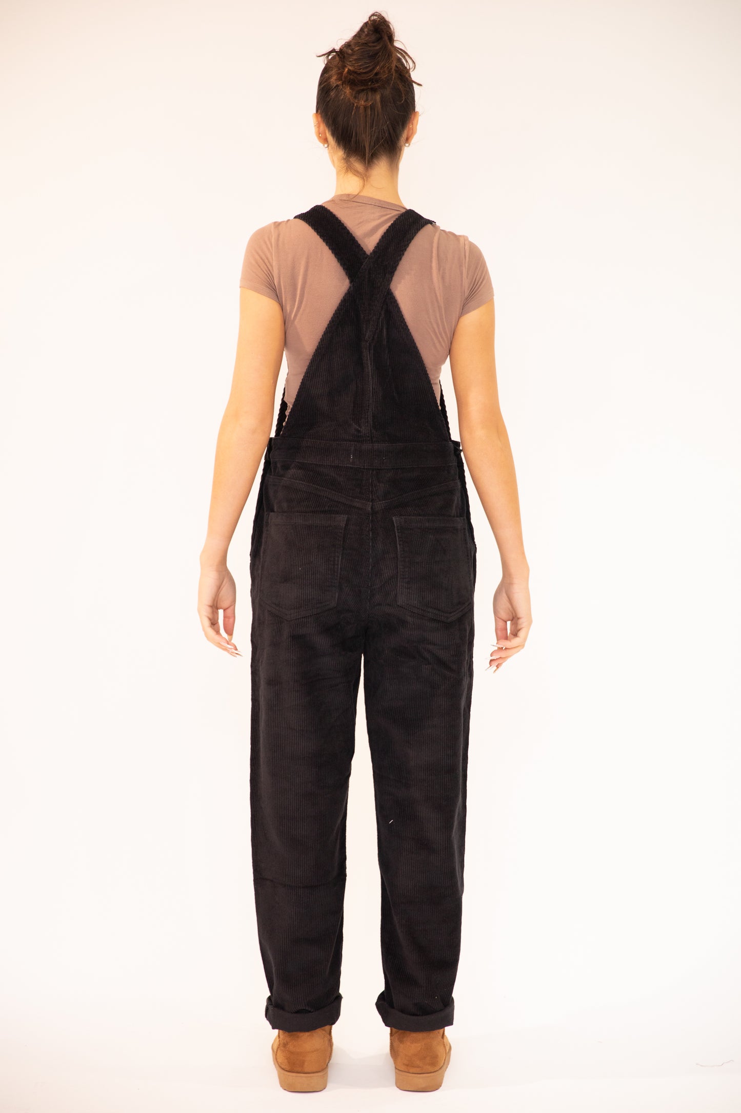 Ivy Cord Wide Leg Dungarees