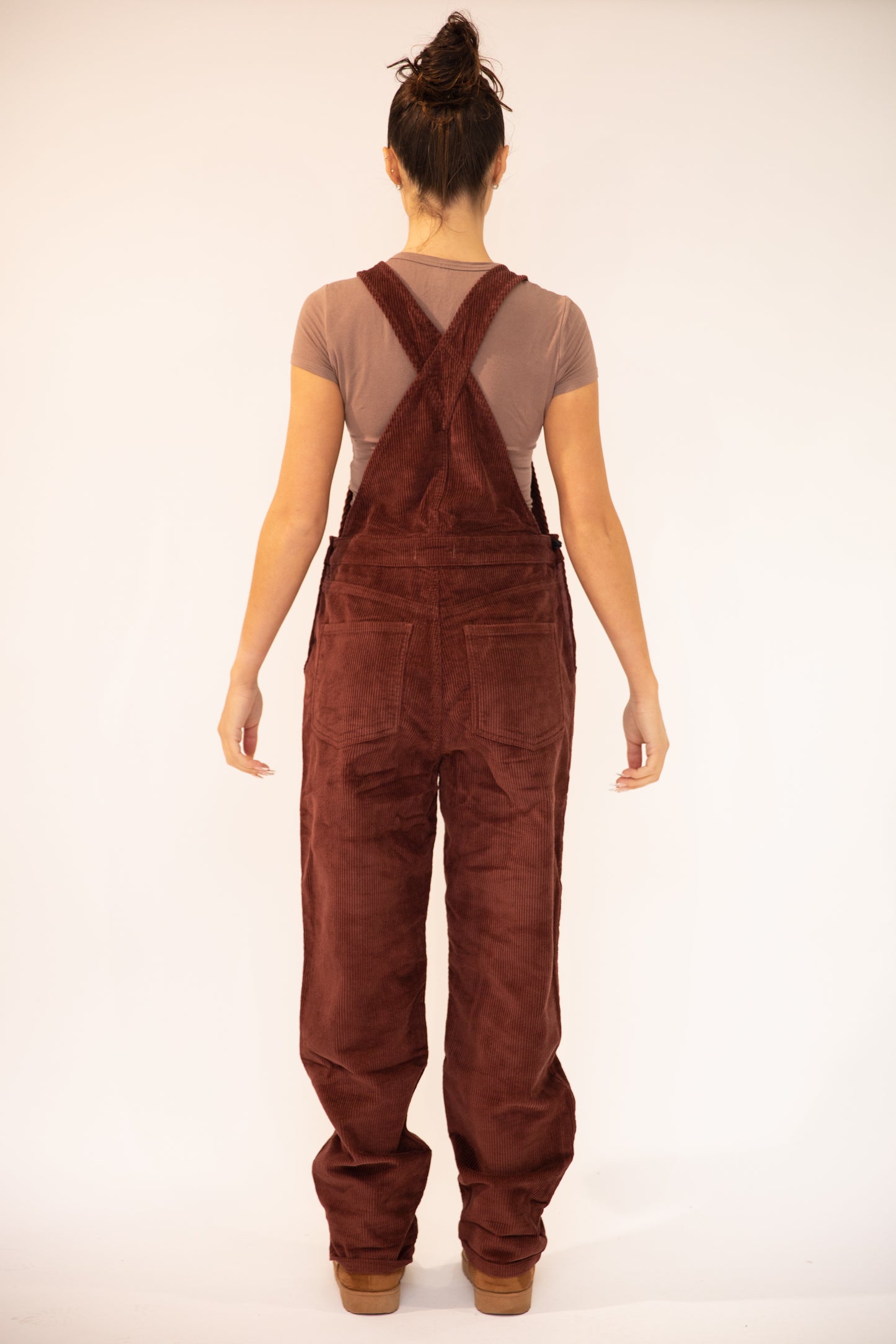 Ivy Cord Wide Leg Dungarees