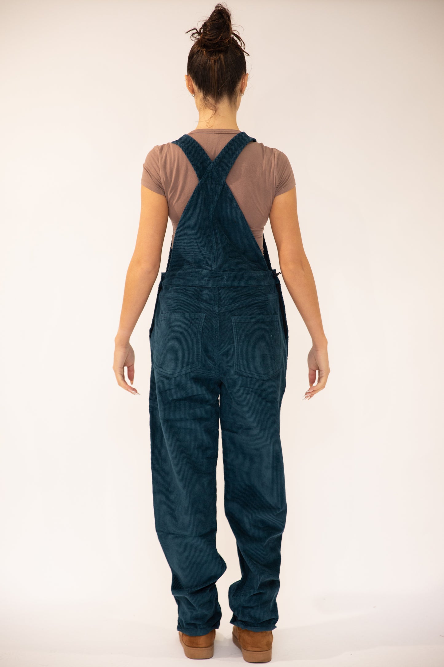 Ivy Cord Wide Leg Dungarees