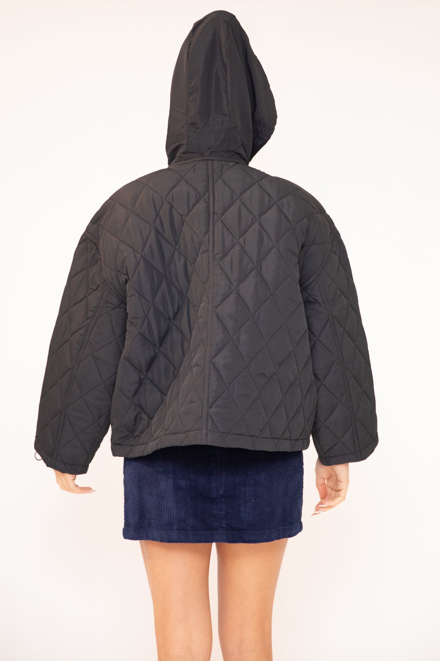 Margo Diamond Quilt Bomber Jacket