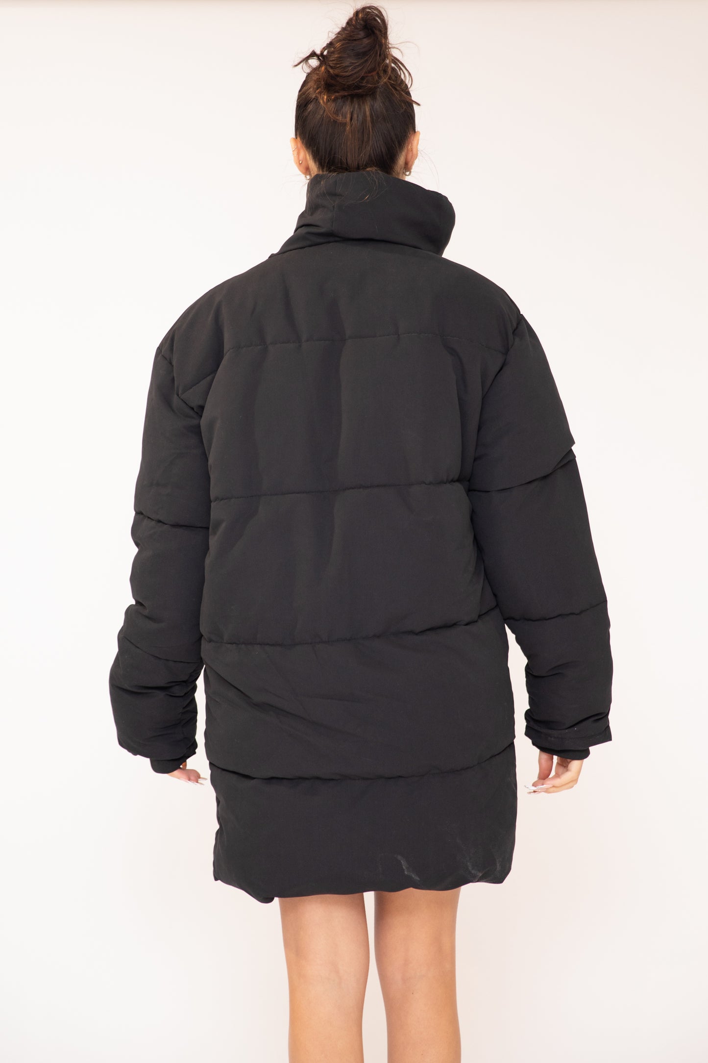 Lindzi Longline Double Breasted Puffer Jacket