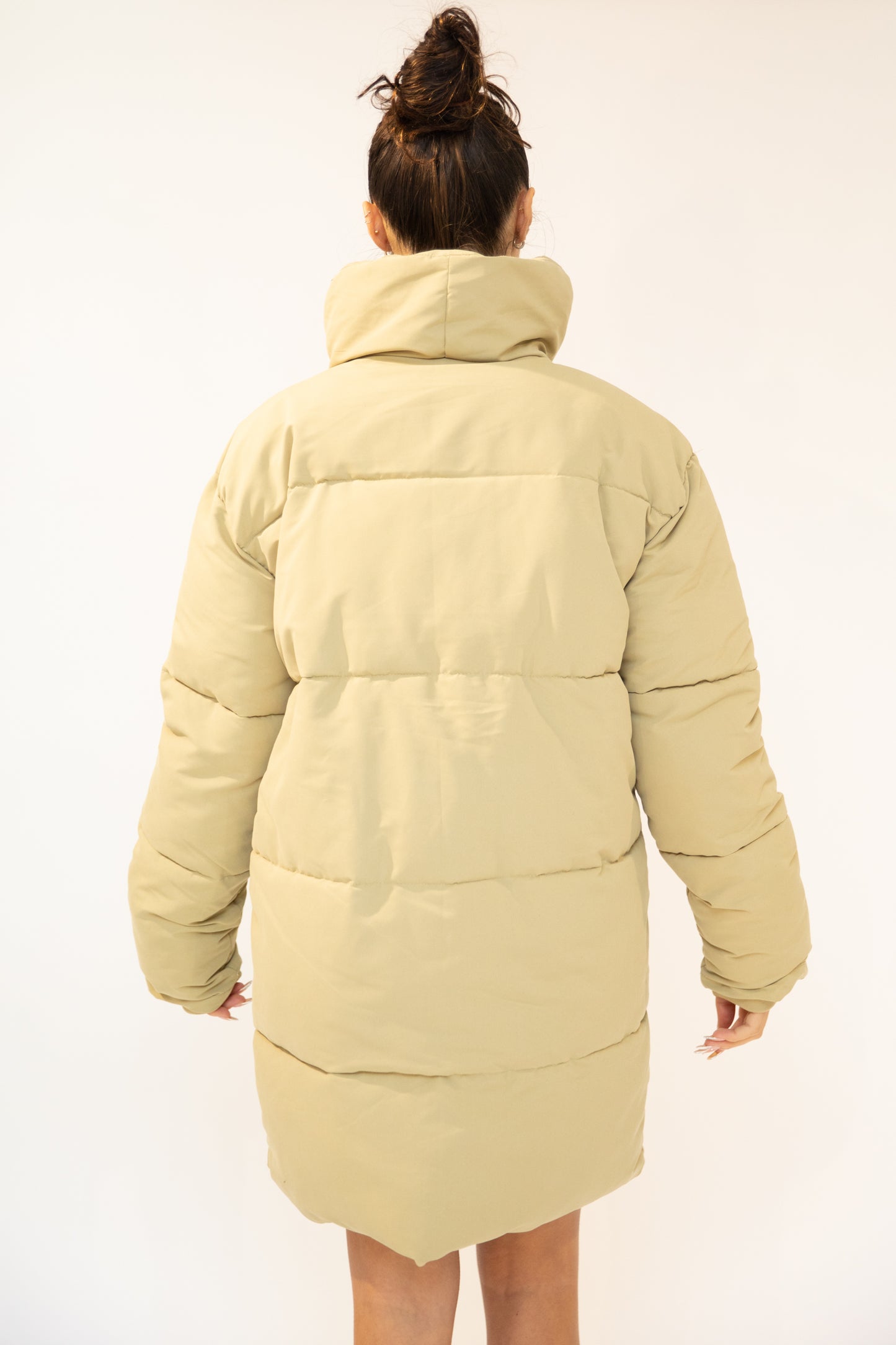 Lindzi Longline Double Breasted Puffer Jacket