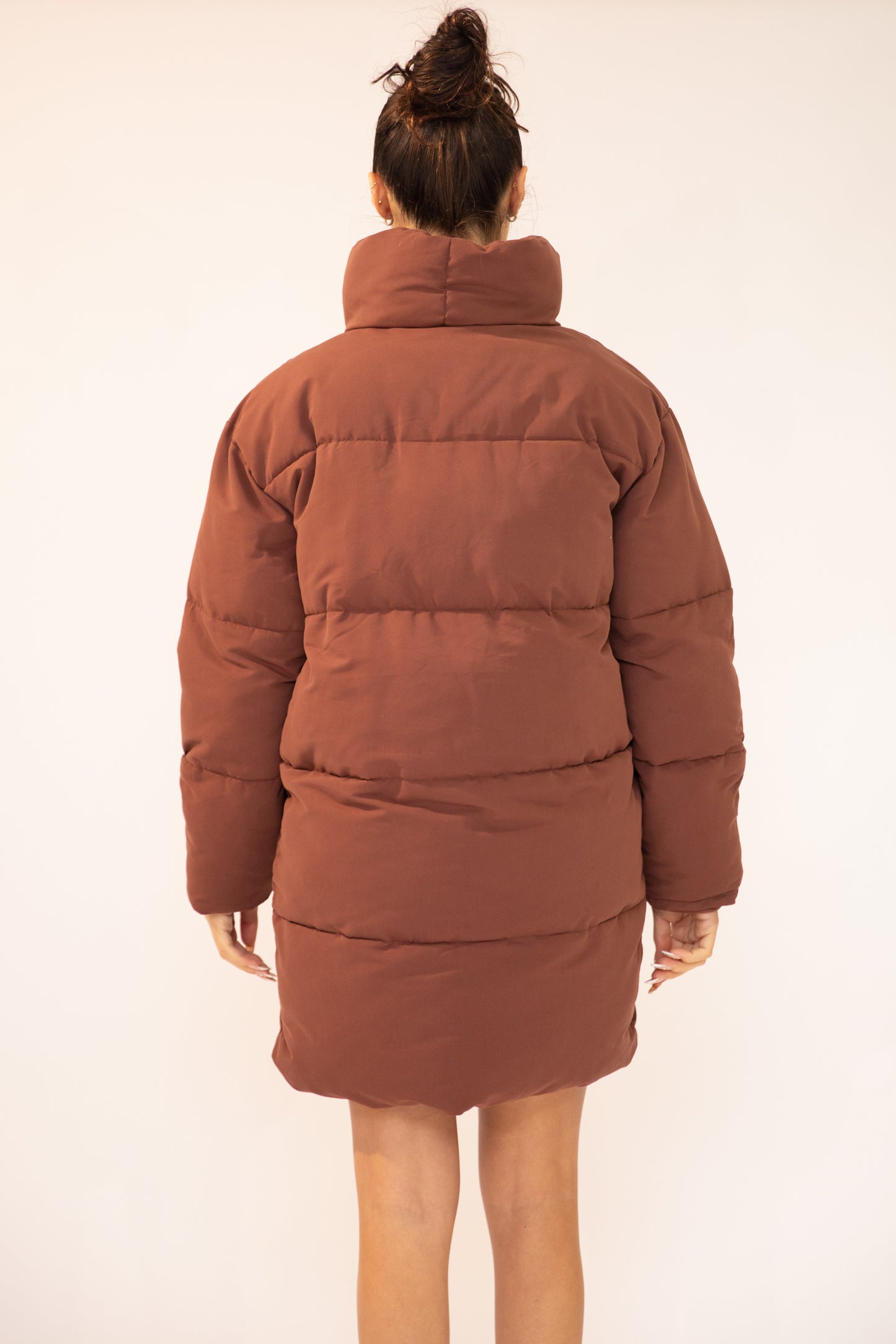 Lindzi Longline Double Breasted Puffer Jacket