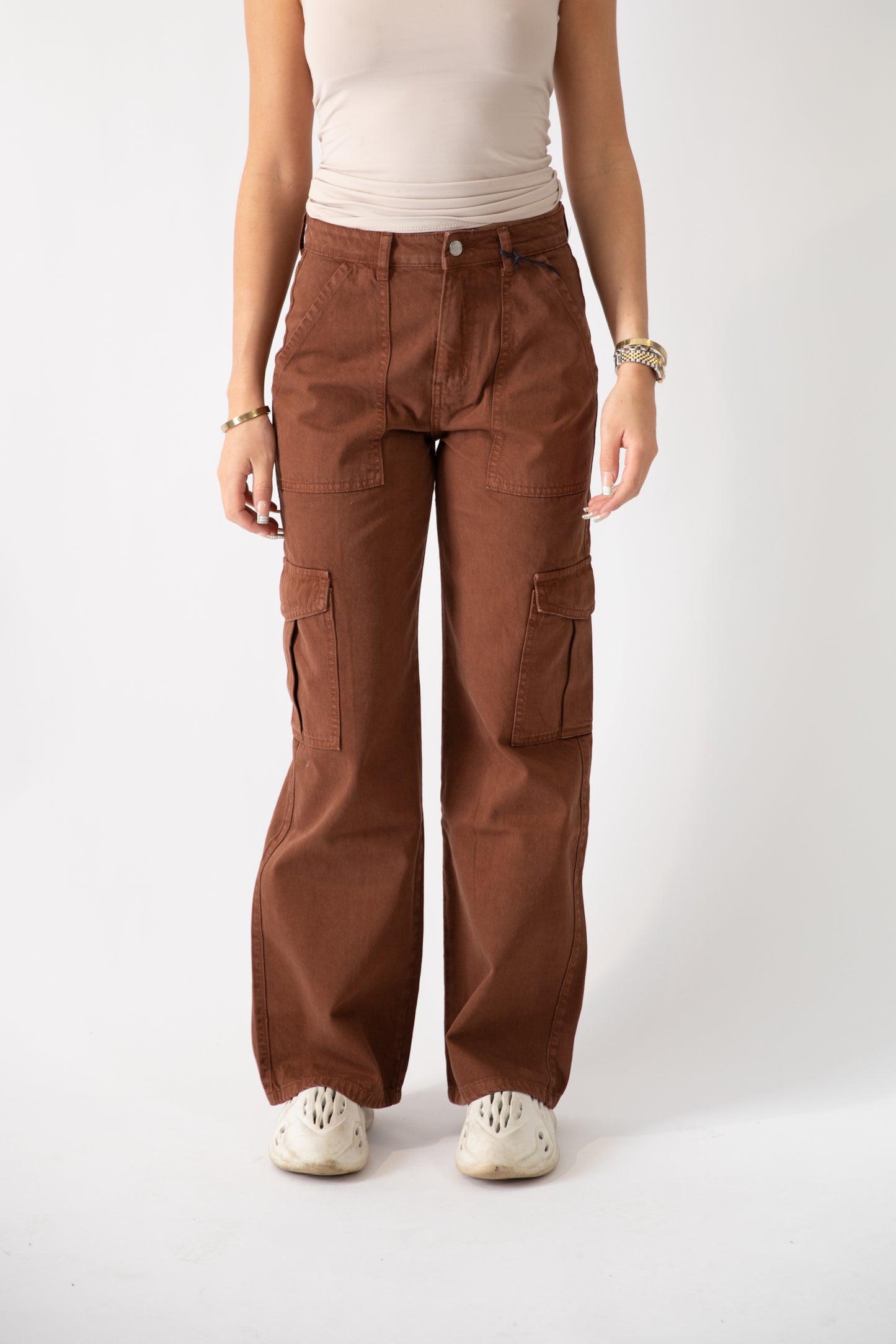 Molly High Waisted Wide Leg Cargo Jean