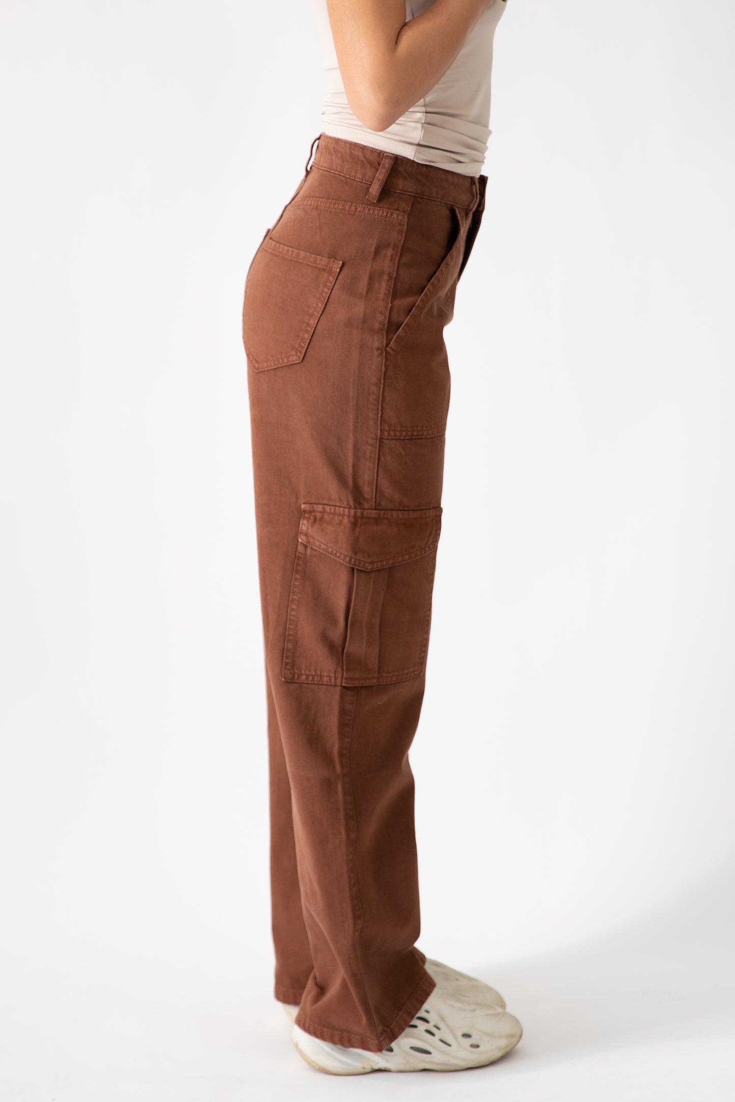 Molly High Waisted Wide Leg Cargo Jean