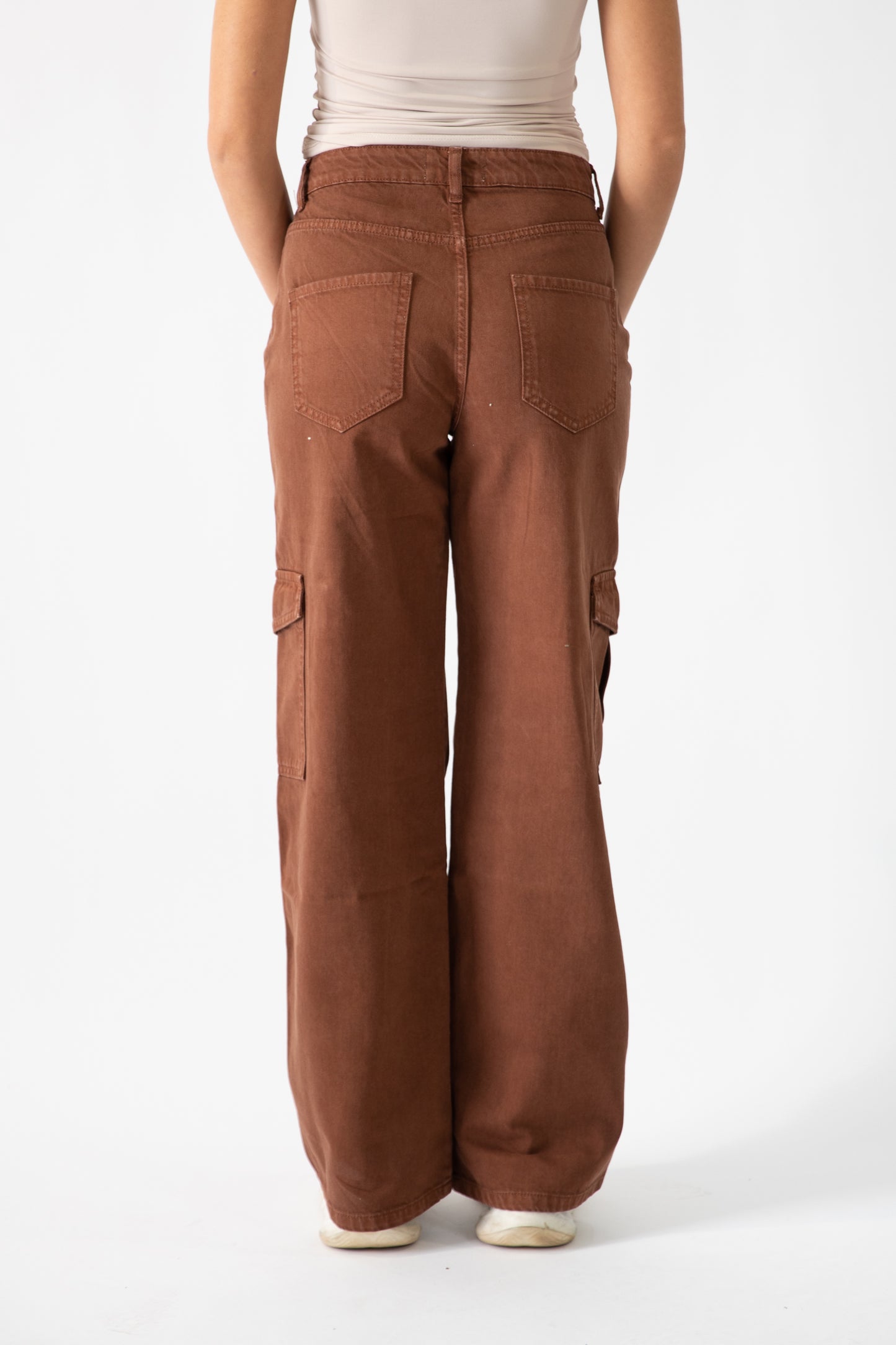Molly High Waisted Wide Leg Cargo Jean