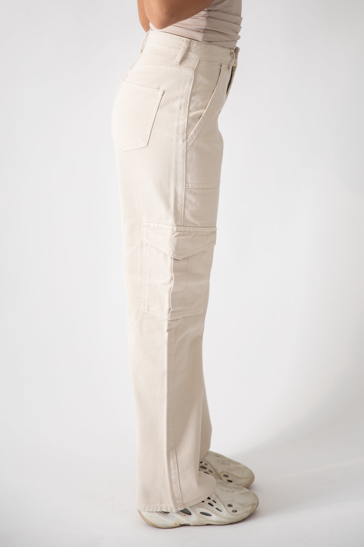 Molly High Waisted Wide Leg Cargo Jean