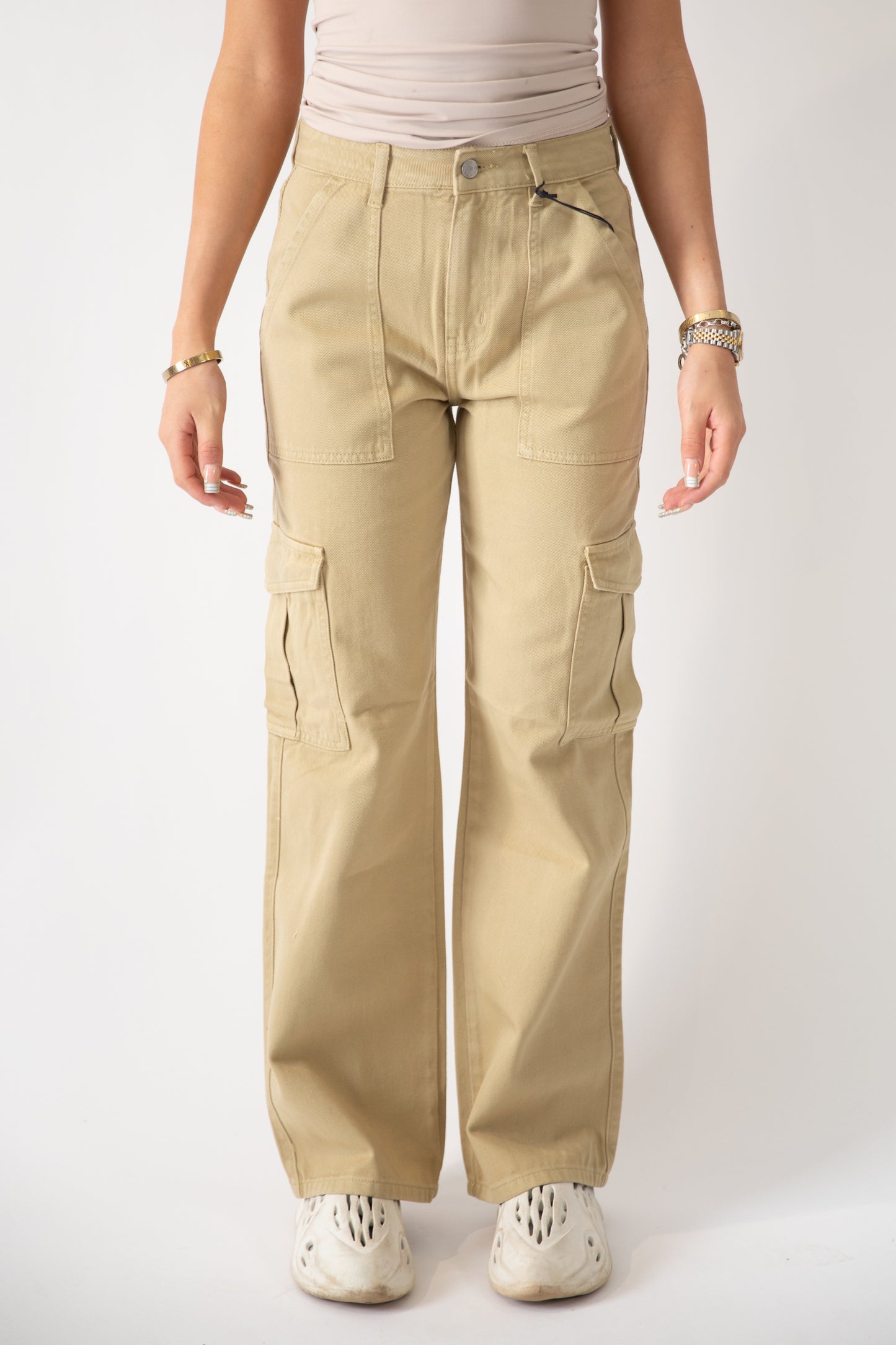 Molly High Waisted Wide Leg Cargo Jean