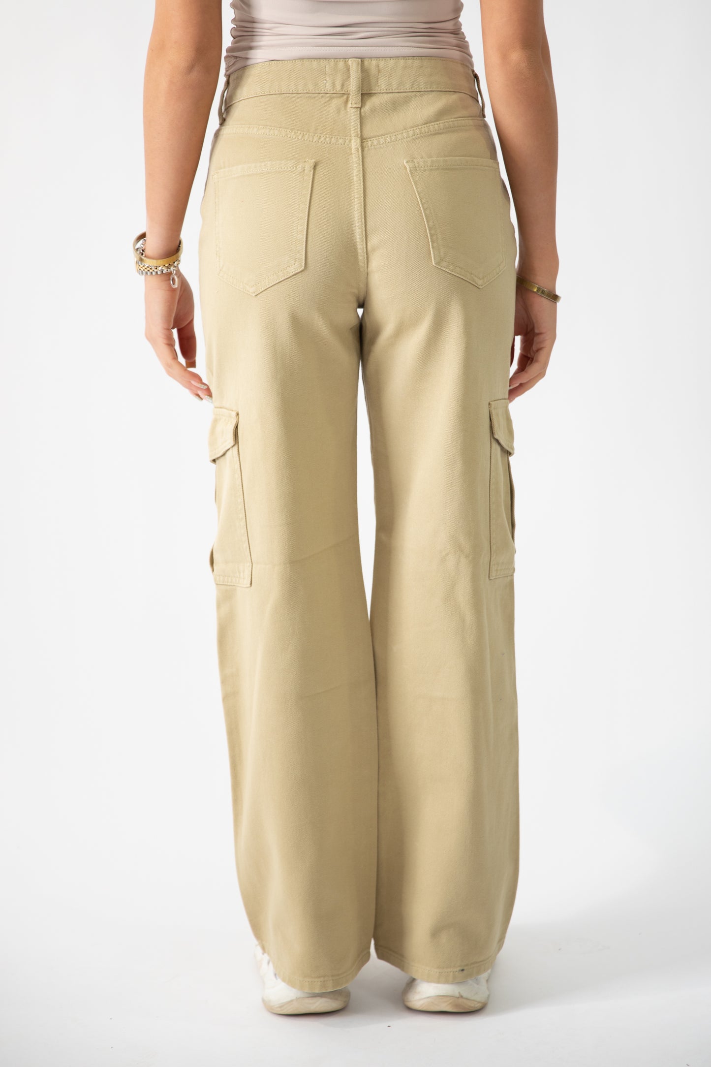 Molly High Waisted Wide Leg Cargo Jean