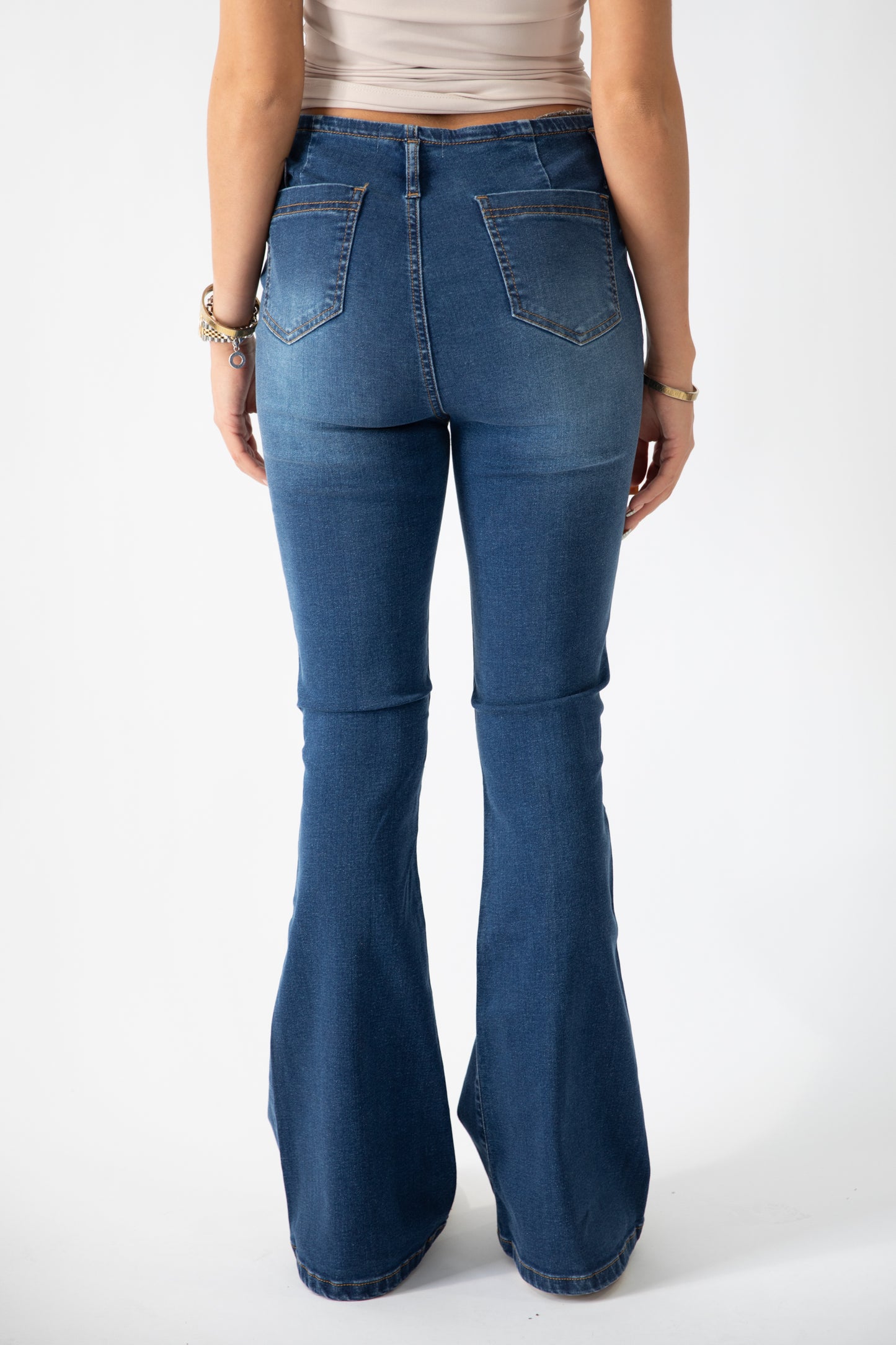 Travis High Wasited Flare Jean