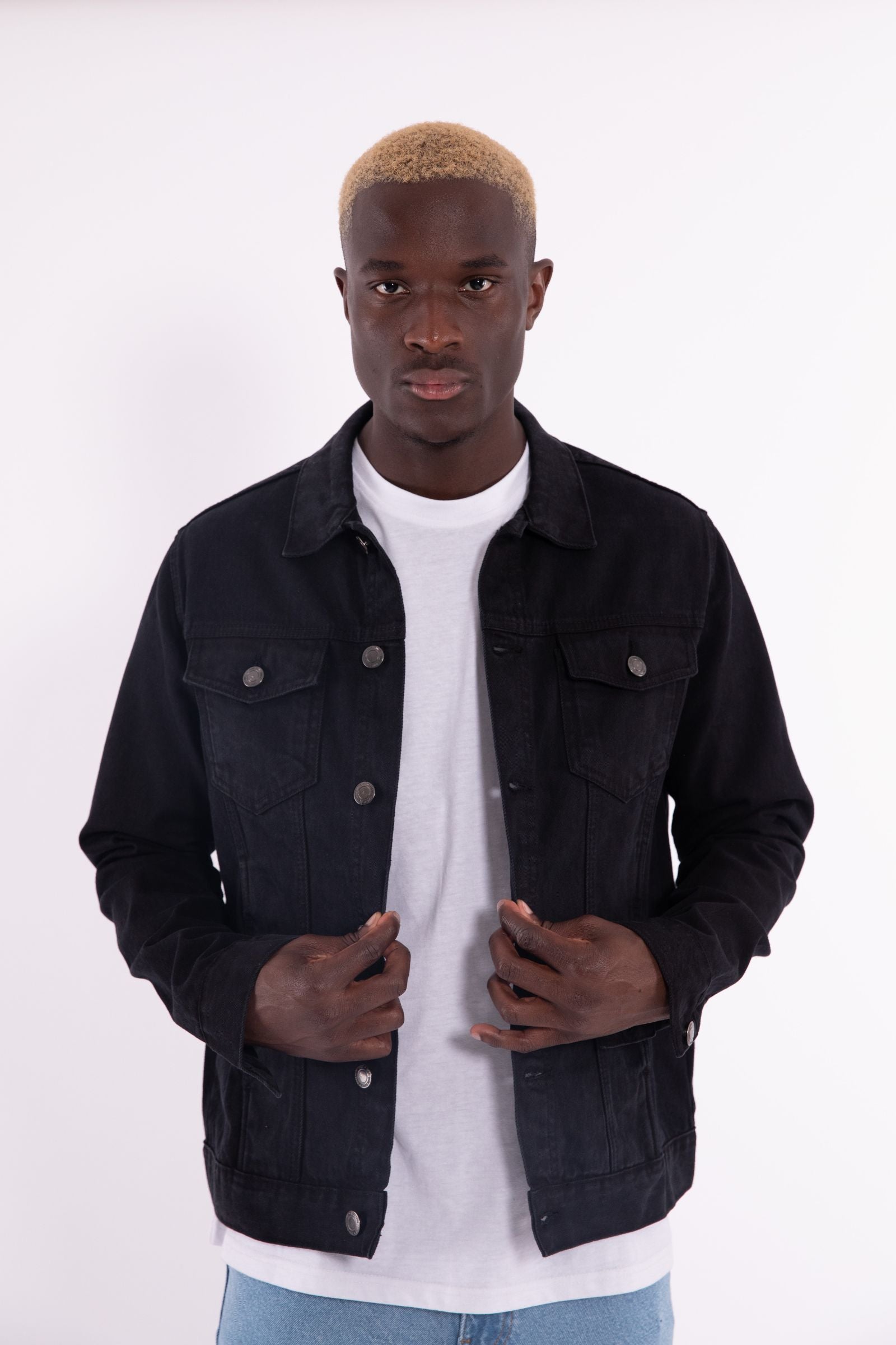 Slim Fit Denim Jacket - Main Image