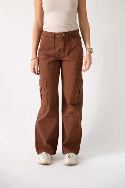 Molly High Waisted Wide Leg Cargo Jean