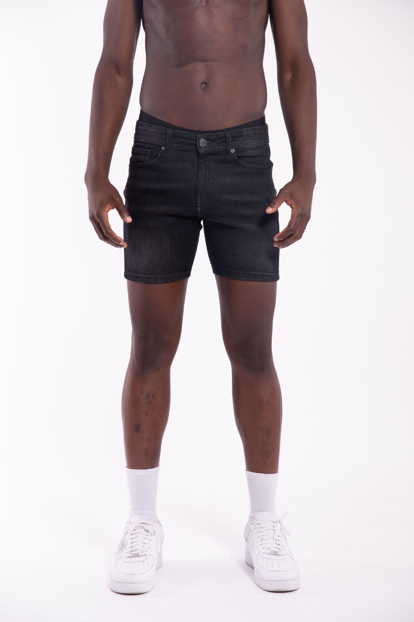 DTT Skinny Fit Denim Shorts Don t Think Twice