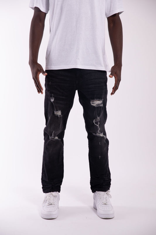 Slim Fit Extreme Rip Jeans
